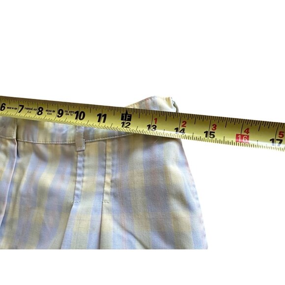 Vintage Tail Womens Yellow V-Neck Top & Checkered PantsSet Size 9/10 Rare Unique - Picture 10 of 16